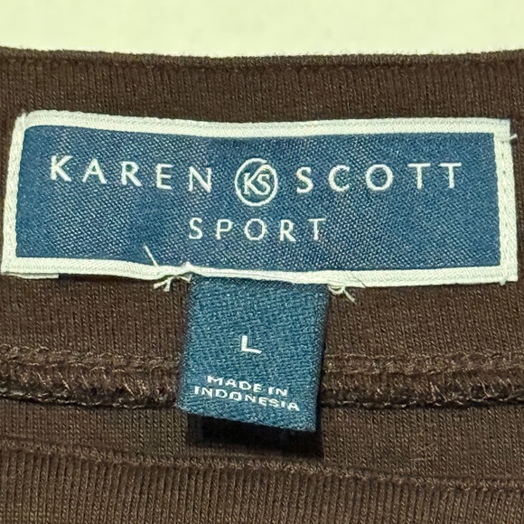 Karen Scott "Sport" Dress size Large - Picture 6 of 9